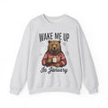 Bear Knitwear Sweatshirt Christmas Cold Gift Women Cabin Sweatshirt Teddy Sweatshirt Xmas Fan Rustic Sweatshirt Frosty Graphic Outline Winter Snow Sweatshirt