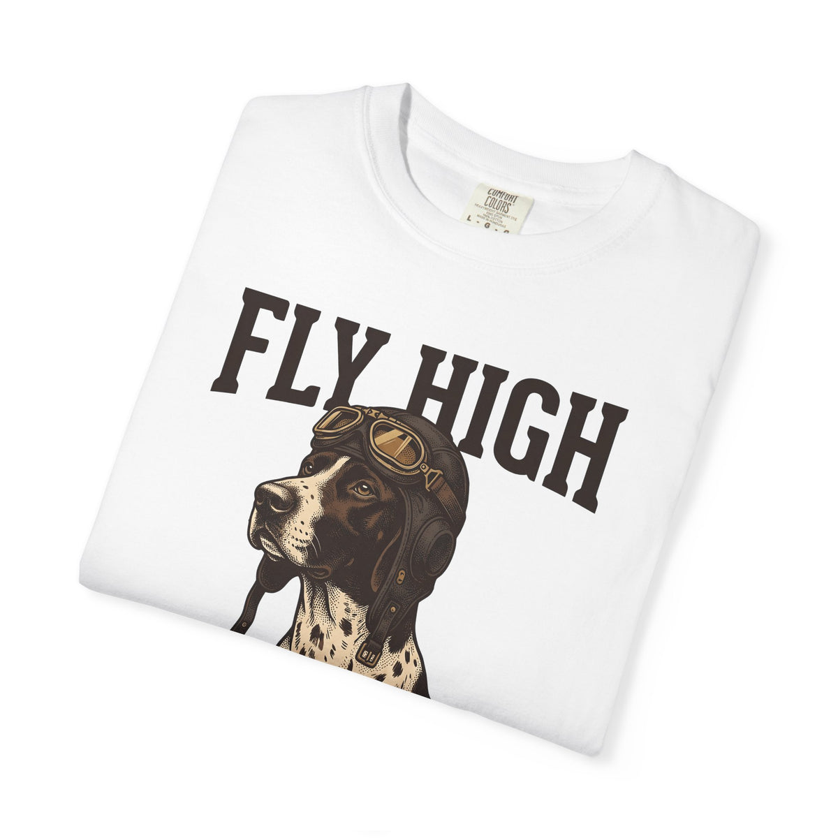 Flying Dog T-Shirt Dog Travel Gift Women Retro T-Shirt Canine T-Shirt Dog Fan Vintage T-Shirt Adventure Graphic Heritage Navigation T-Shirt