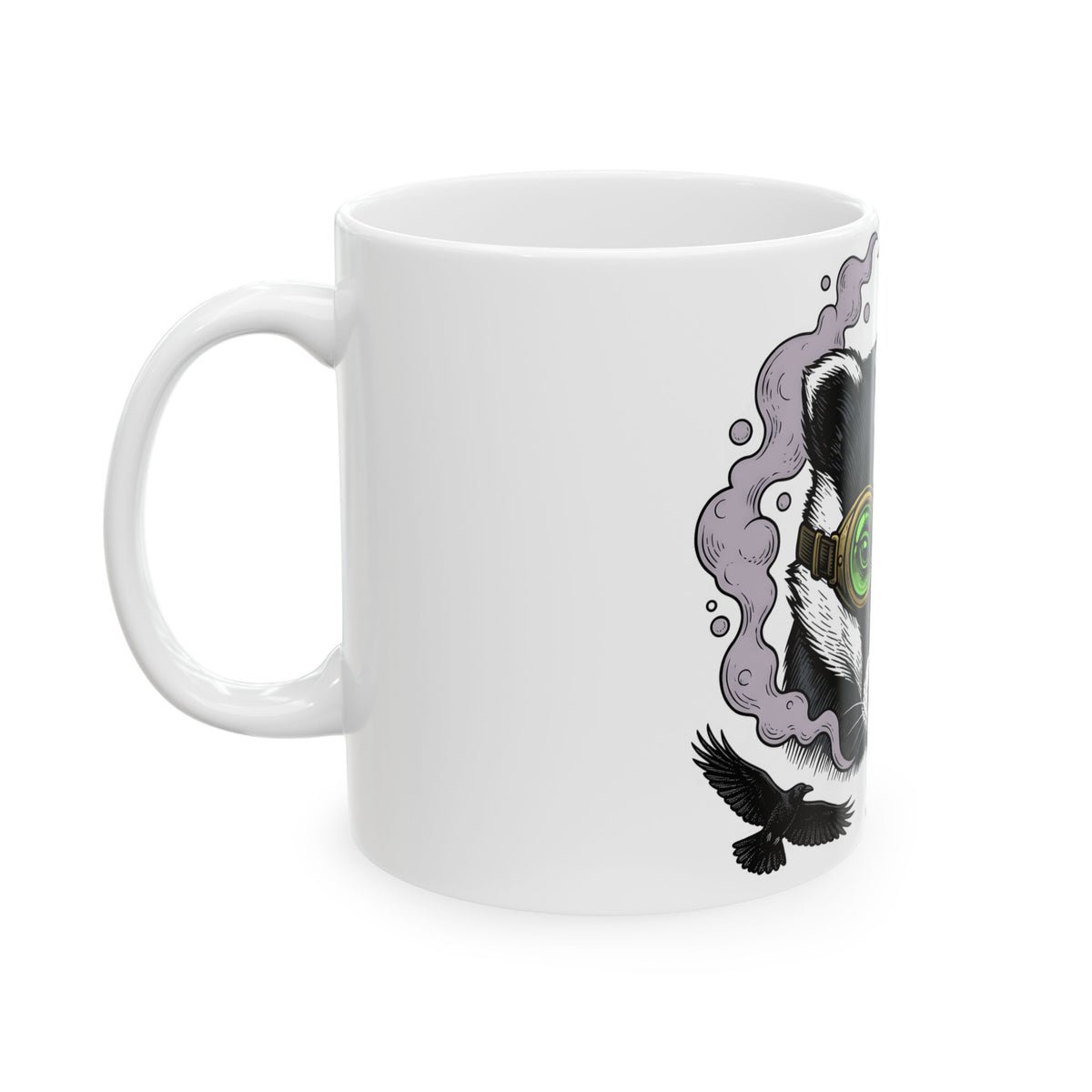 Badger Eyewear Halloween Creatures Gift Mysterious Glasses Horror Fan Spectacles Creature Classic Mug