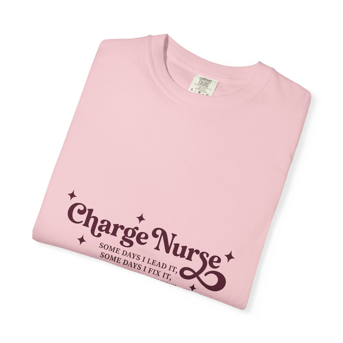 Nurse Script T-Shirt Nurse Health Gift Women Cute T-Shirt Script T-Shirt