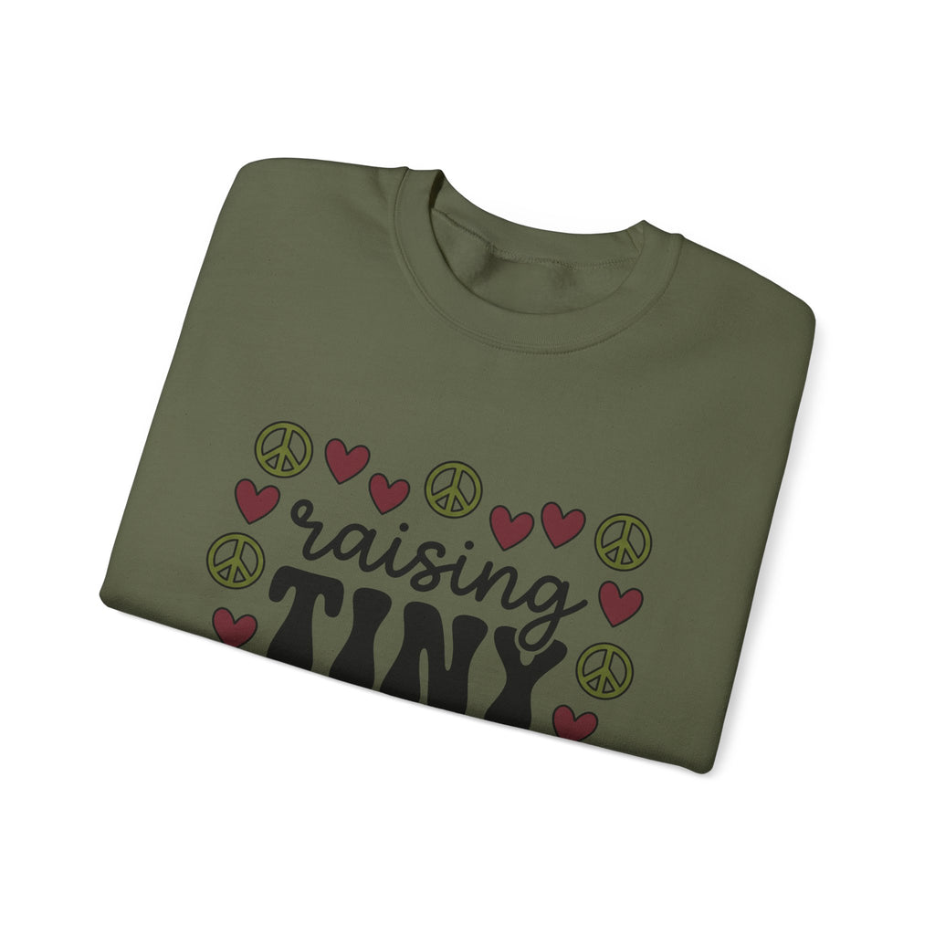 Peace Heart Motif Sweatshirt Moms Relatives Gift Women Folk Sweatshirt Harmony T