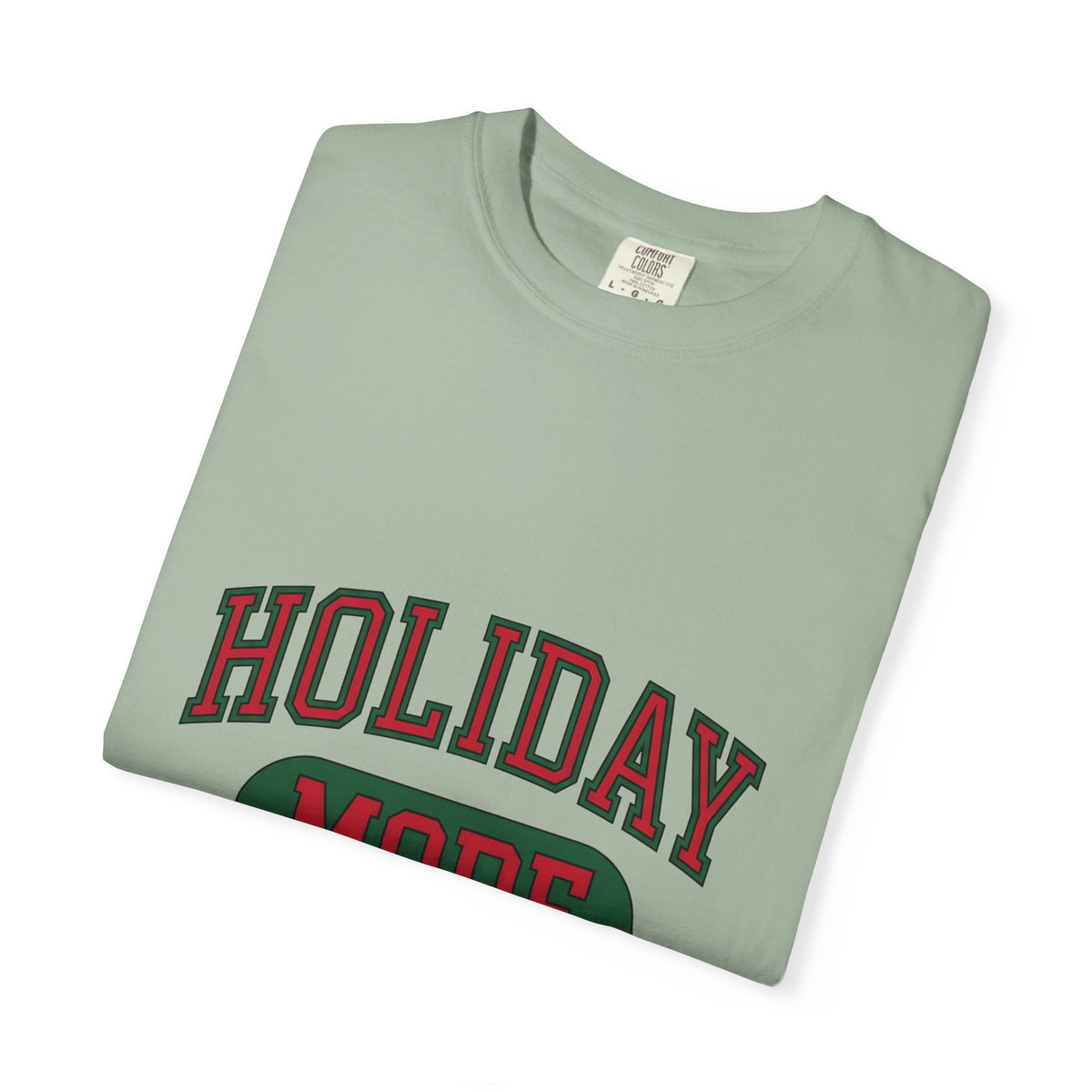 Bold College Font Holiday Christmas Decor Gift Merry Typography Christmas Fan Festive Christmas T-Shirt