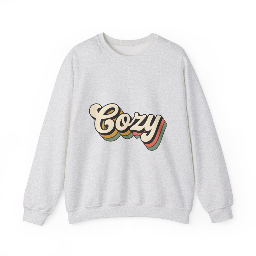 Old School Text Holiday Seasonal Gift Heavy Retro Typography Festive Fan Holiday Nostalgic Rainbow Sweatshirt