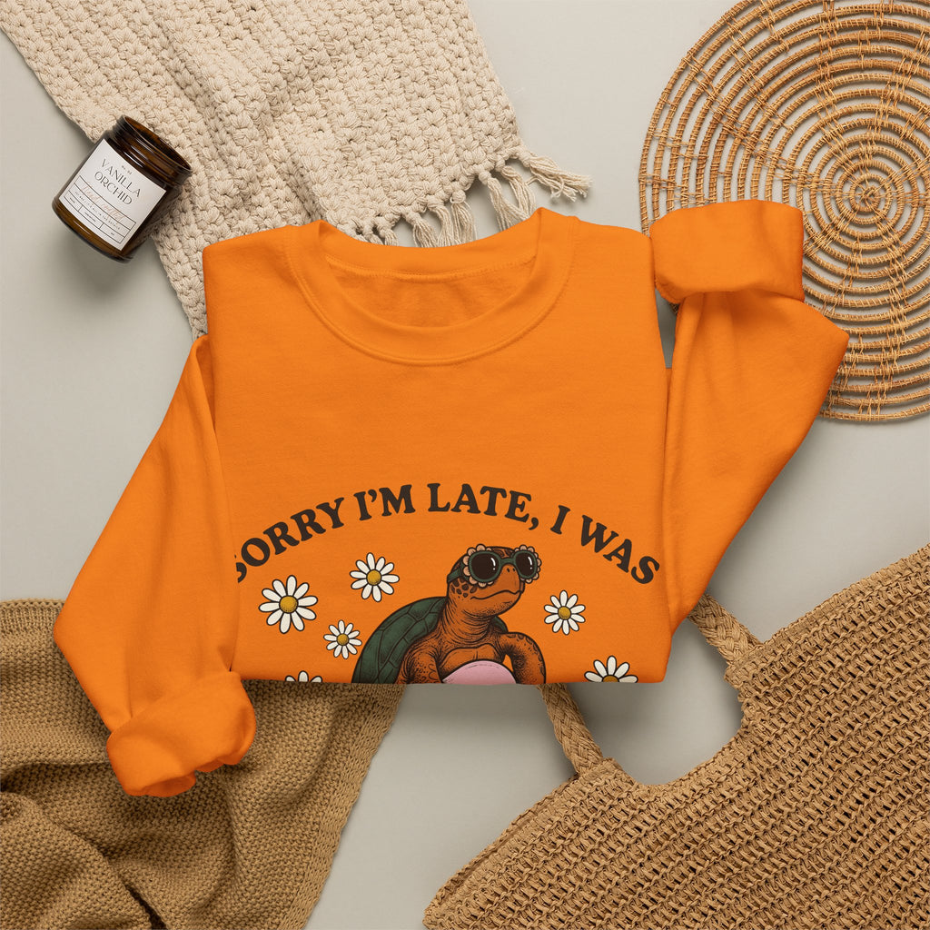 Turtle Swimming Ring Sweatshirt Sports & Activities Holiday Gift Women Nostalgic Sweatshirt Inflatable Ring Sweatshirt Athlete Fan Retro Sweatshirt Vacation