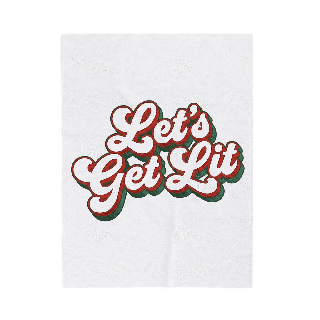 Festive Message Blanket Christmas Fun Gift Women Joyful Blanket Holiday Greeting Blanket Christmas Fan Cheerful Blanket Amusement Graphic Classic