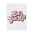 Festive Message Blanket Christmas Fun Gift Women Joyful Blanket Holiday Greeting Blanket Christmas Fan Cheerful Blanket Amusement Graphic Classic