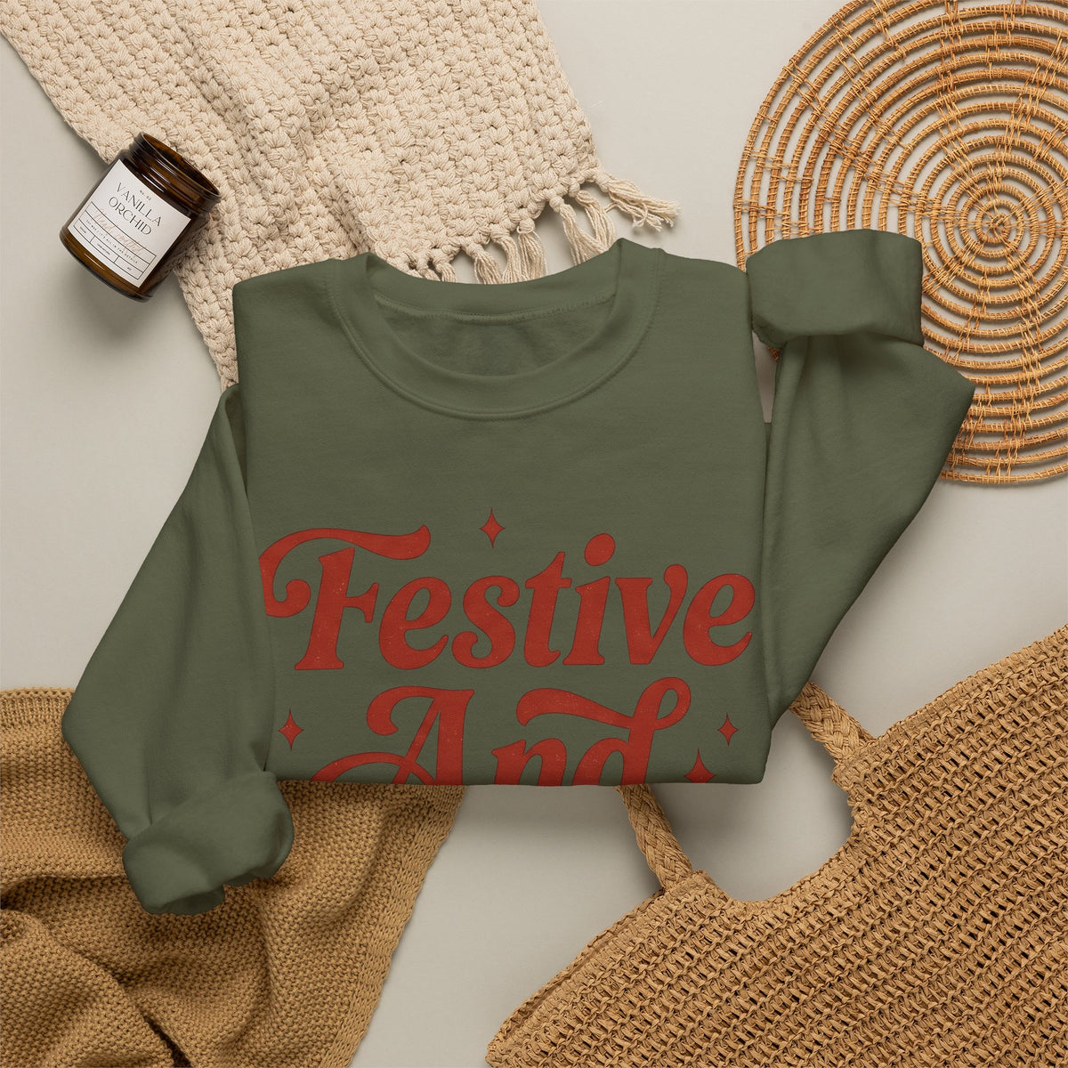 Old Style Text Sweatshirt Christmas Seasonal Gift Women Rustic Sweatshirt Typography Sweatshirt Xmas Fan Holiday Sweatshirt Vintage Graphic Script Twinkles