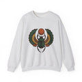 Beetle Bug Sweatshirt Boho Chic Chakra Gift Women Minimalist Sweatshirt Scarab Sweatshirt Bohemian Enthusiast Simple Sweatshirt Energy Graphic Hand Drawn Sun