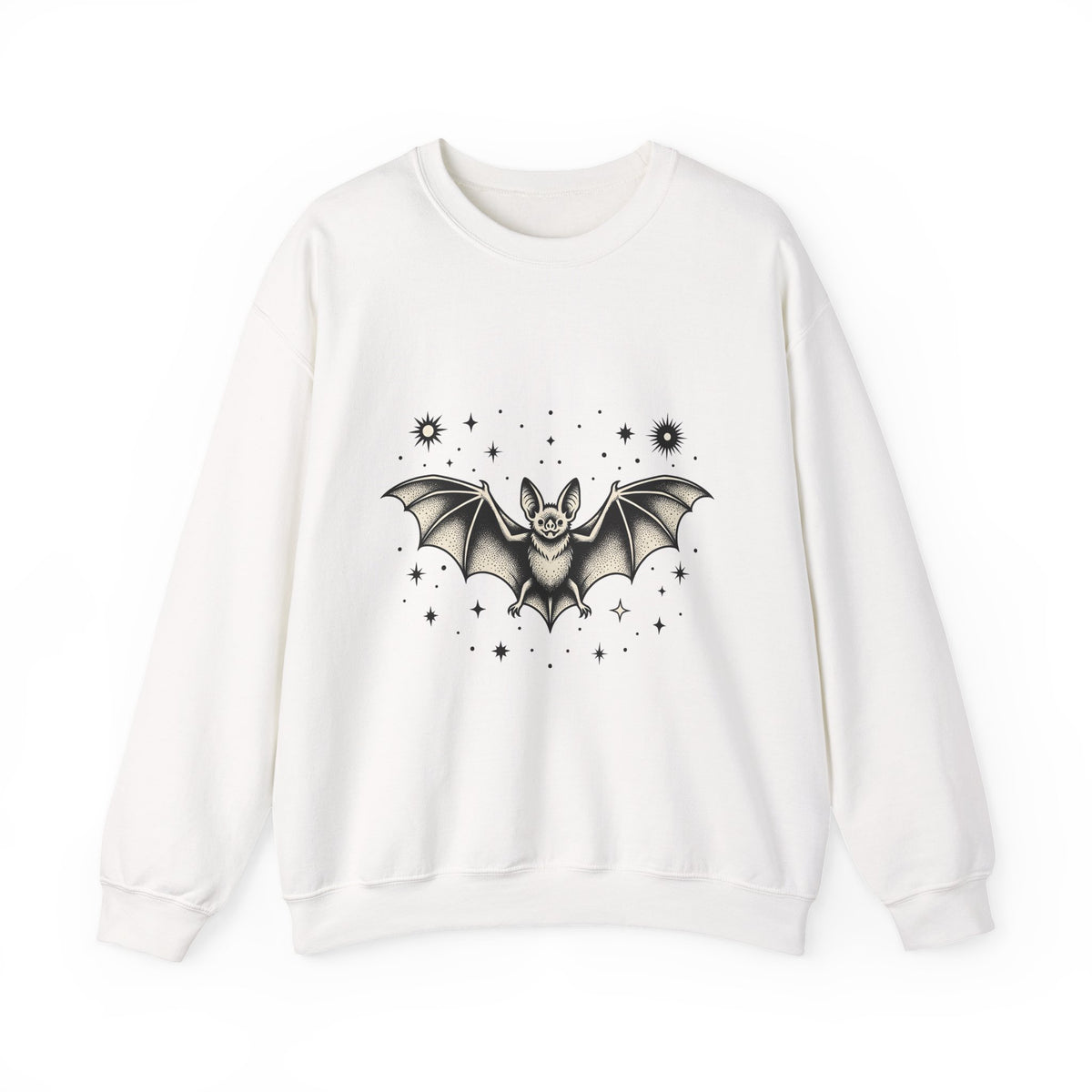 Bat Clipart Sweatshirt Cottagecore Dark Art Gift Women Old School Sweatshirt Flying Bat Sweatshirt Cottage Fan Retro Sweatshirt Gothic Graphic Doodle Twinkle