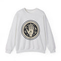 Enchanted Hand Sweatshirt Mystical Esoteric Gift Women Folk Sweatshirt Magical Hand Sweatshirt Occult Fan Primitive Sweatshirt Mystical Graphic Antique Polygon
