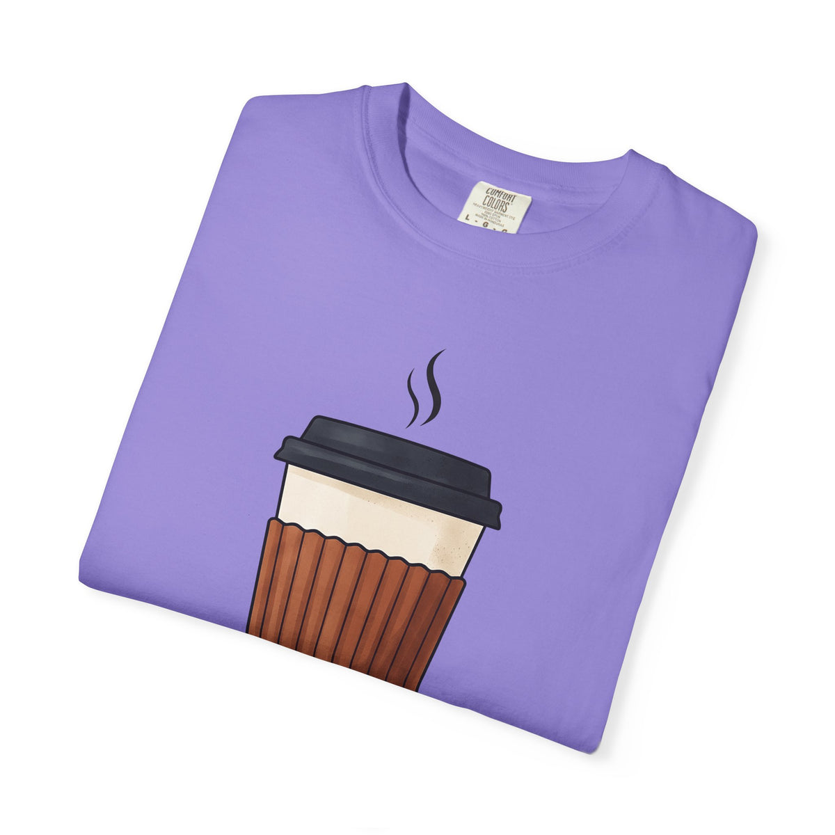 Coffee Cup Nurses Coffee Gift Modern Mug Nurse Enthusiast Contemporary Caffeine Minimalist Steam T-Shirt