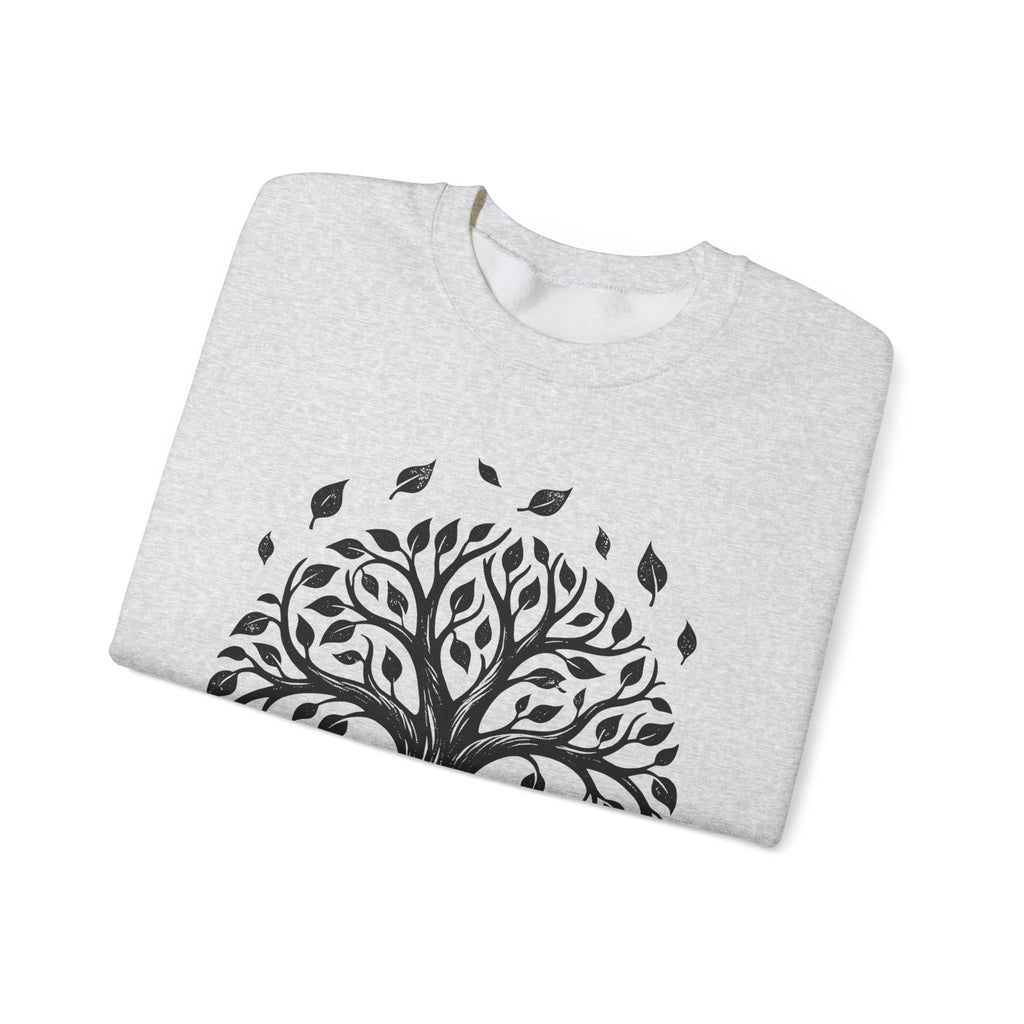 Tree Life Sweatshirt Nature Occult Gift Women Free Spirit Sweatshirt Arboreal Sweatshirt Environmental Enthusiast Bohemian Sweatshirt Mystical Graphic Sleek