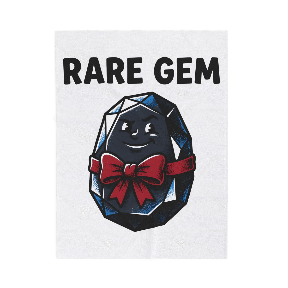 Jewel Icon Christmas Satire Gift Animation Gemstone Xmas Fan Cartoon Parody Classic Crimson Knot Blanket