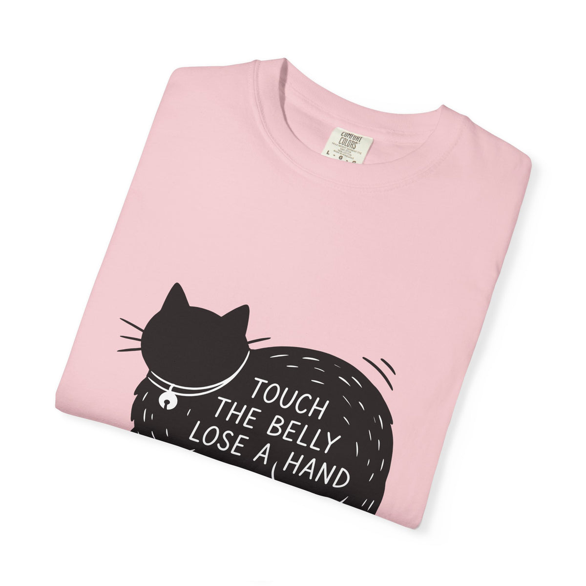 Black Feline T-Shirt Cat Fun Gift Women Flat T-Shirt Cat T-Shirt Cat Fan Minimalist T-Shirt Humorous Graphic Chic Pendant T-Shirt