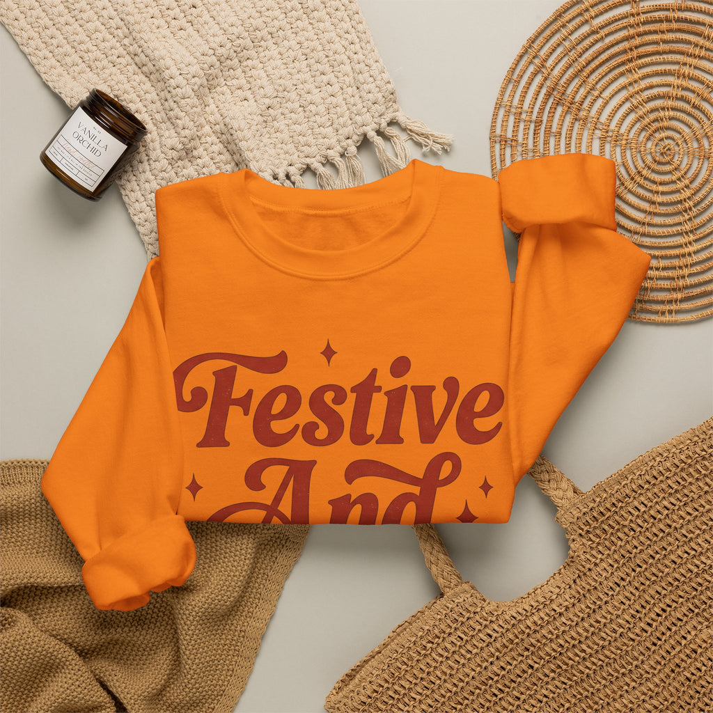 Old Style Text Sweatshirt Christmas Seasonal Gift Women Rustic Sweatshirt Typography Sweatshirt Xmas Fan Holiday Sweatshirt Vintage Graphic Script Twinkles