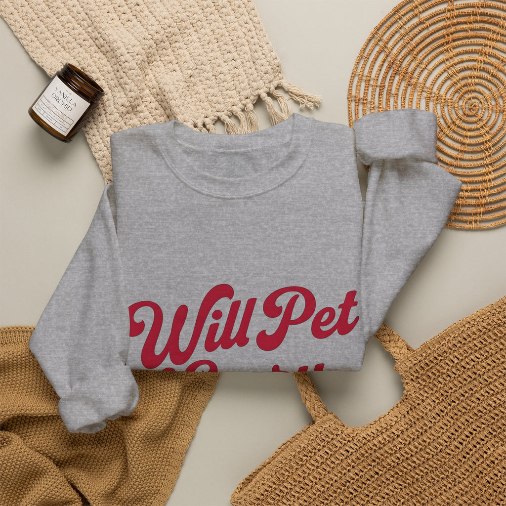 Puppy Phrase Sweatshirt Dog Pets Gift Women Comic Sweatshirt Puppy Sweatshirt Dog Fan Cartoon Sweatshirt Animal Graphic Old School Dog Bone Sweatshirt