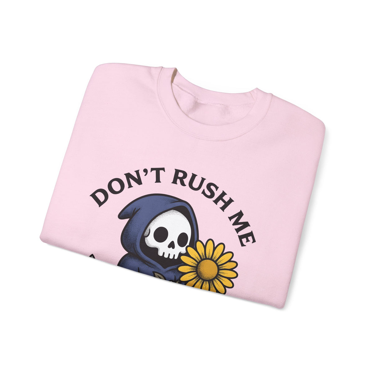 Death Figure Sweatshirt Halloween Witchcraft Gift Women Doodle Sweatshirt Grim Reaper Sweatshirt Horror Fan Skeleton Graphic Sweatshirt Classic Bloom Sweatshirt