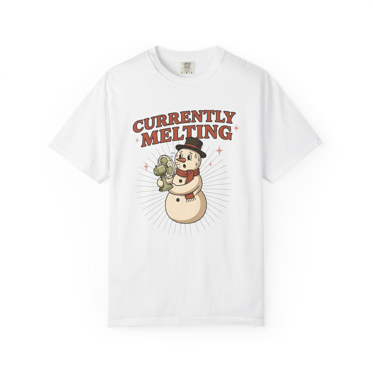 Snowman Fan T-Shirt Christmas Humor Gift Women Cartoon T-Shirt Frosty T-Shirt Xmas Fan Toon T-Shirt Funny Graphic Vintage Hat T-Shirt