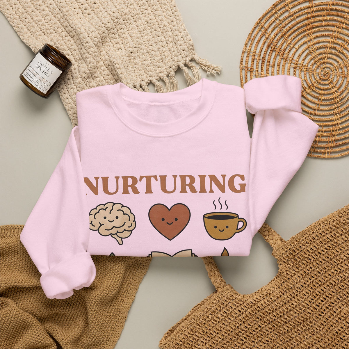 Self Love Symbols Sweatshirt Nurses Health Gift Women Sketch Sweatshirt Affirmation Sweatshirt Nurse Practitioner Enthusiast Drawing Sweatshirt Wellness