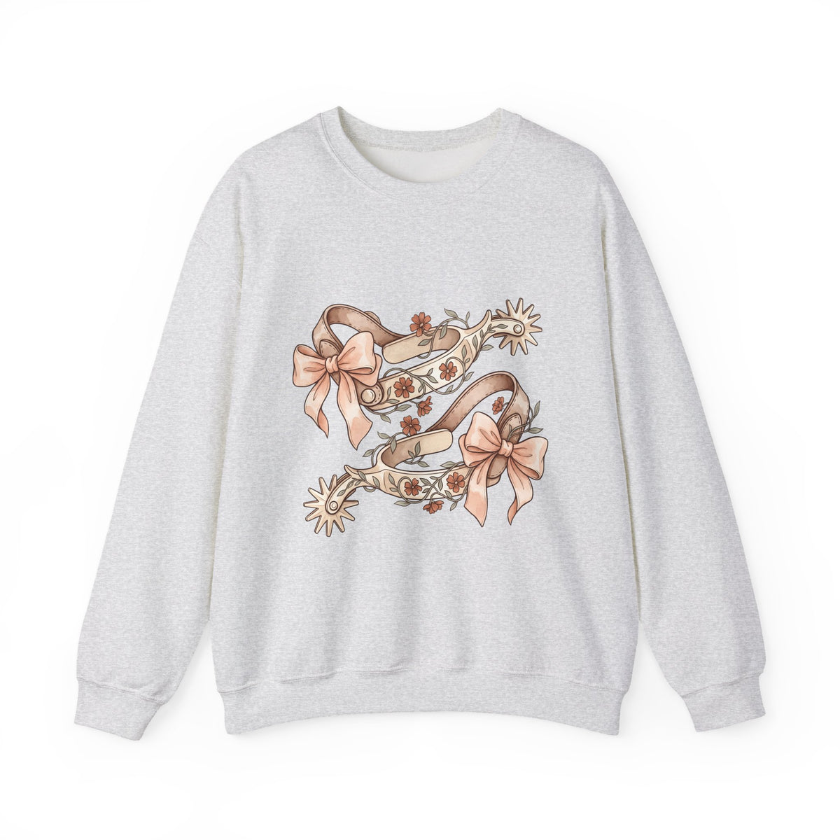 Rodeo Spurs Sweatshirt Cowgirl Cowboy Gift Women Tribal Sweatshirt Spur Sweatshirt Cowgirl Fan Rodeo Graphic Cowhand Graphic Farmhouse Blossom Sweatshirt