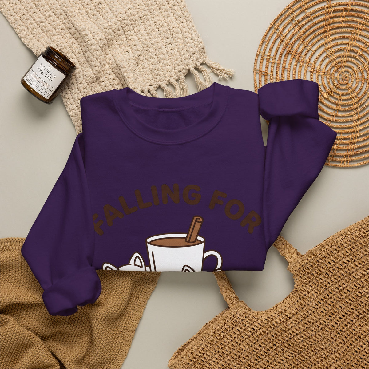 Fox Coffee Cup Sweatshirt Coffee Animal Gift Women Cute Sweatshirt Sweatshirt Sweatshirt Coffee Fan Coffee Sweatshirt Graphic Kawaii Sweatshirt Minimalist Cinnamon Stick