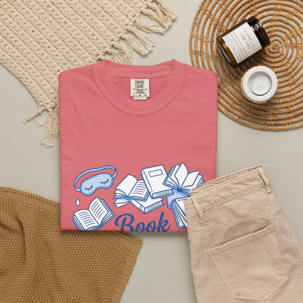 Book Stack T-Shirt Book Reading Gift Women Doodle T-Shirt Book Pile T-Shirt Bibliophile Fan Illustrated Graphic Bookworm Design Whimsical Sleep