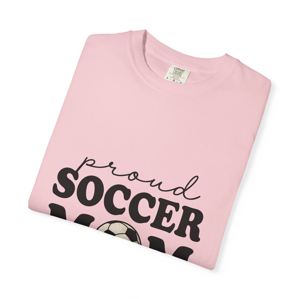 Soccer Ball T-Shirt Soccer Mom Fitness Gift Women Heavy T-Shirt Football T-Shirt Soccer Fan Grunge T-Shirt Workout Graphic Clean Sports T-Shirt