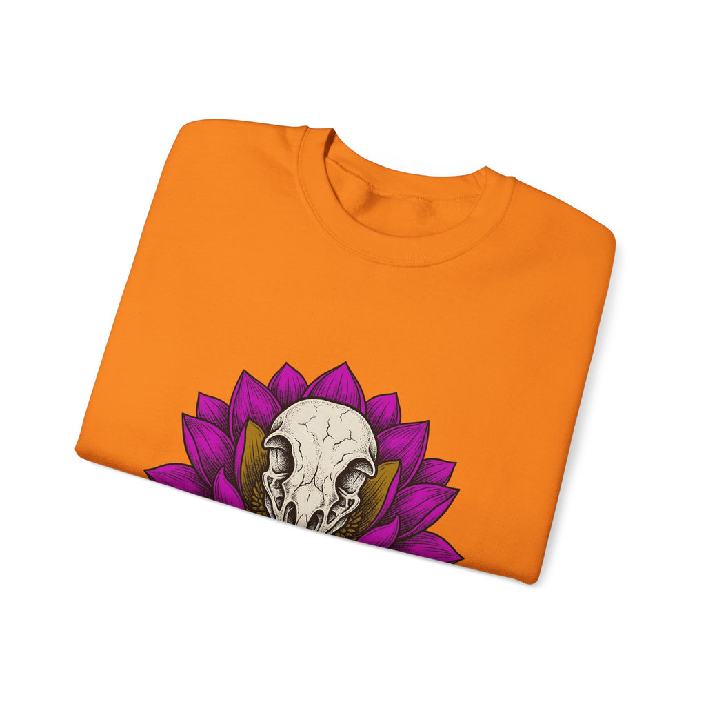 Bird Head Flower Sweatshirt Boho Chic Emo Gift Women Line Art Sweatshirt Floral Head Sweatshirt Hippie Fan Minimalist Sweatshirt Goth Graphic Classic Lotus