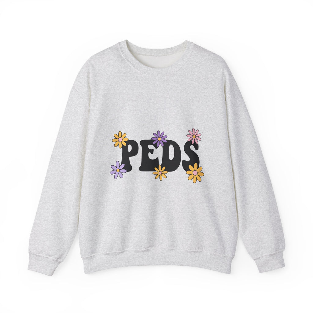 Blossom Lettering Sweatshirt Nurses School Gift Women Hippie Sweatshirt Typography Sweatshirt Nurse Enthusiast Bohemian Sweatshirt Education Graphic Classic