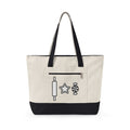 Pastry Symbols Christmas Desserts Gift Simple Bakery Holiday Fan Minimalist Treat Contemporary Tote Bag