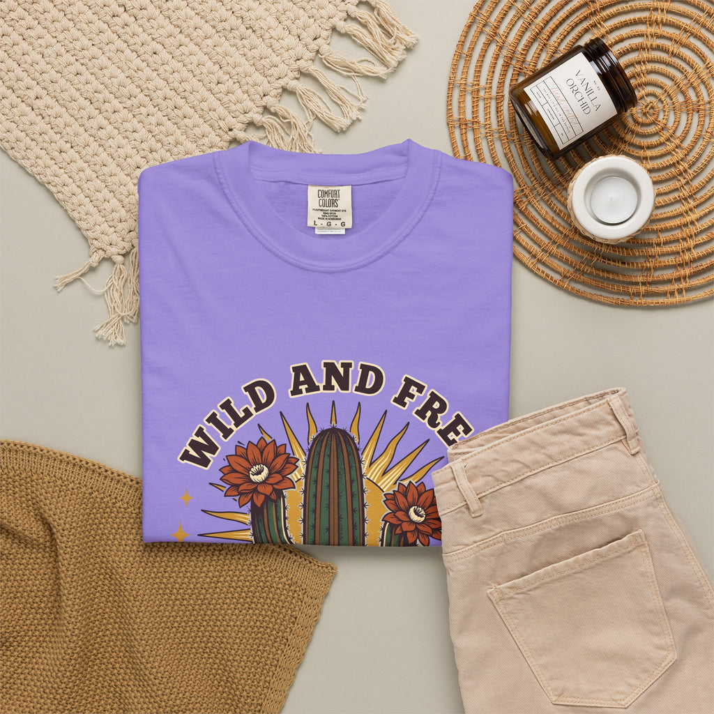 Prickly Pear T-Shirt Cowgirl Ranch Gift Women Southwestern T-Shirt Cactus T-Shirt Rodeo Fan Western T-Shirt Farm Graphic Sketch Bloom T-Shirt