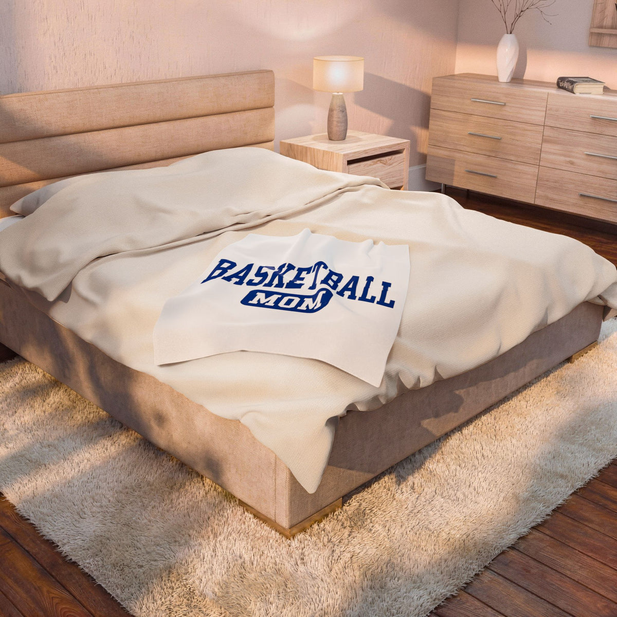 Active Mom Blanket Moms Court Gift Women Impactful Blanket Fitness Mom Blanket Mommy Enthusiast Inspirational Blanket Justice Graphic Old School