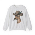 Buck Western Hat Cowgirl Wildlife Gift Sketch Cowboy Hat Cowgirl Fan Rodeo Wildlife Retro Sweatshirt