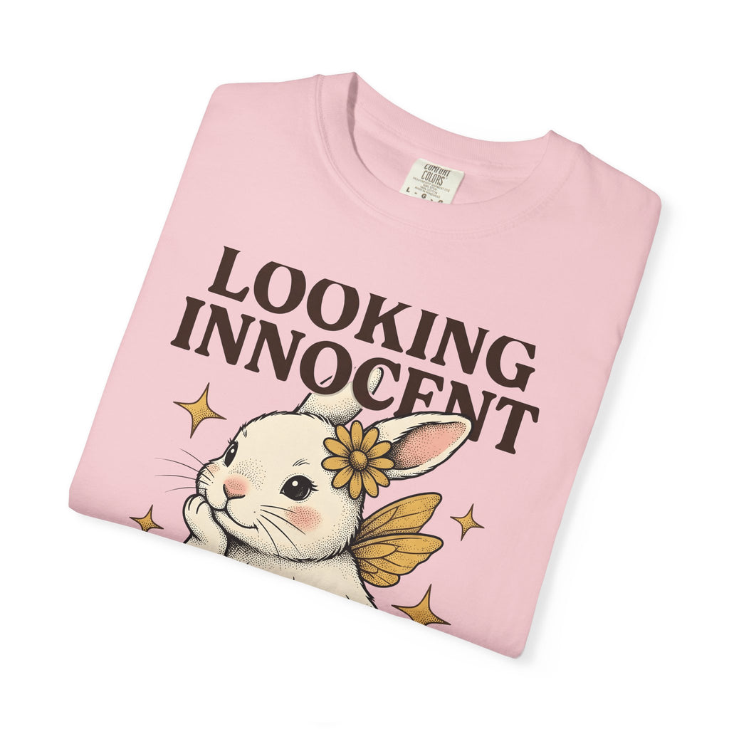 Bunny Sprite Cute Wildlife Gift Adorable Rabbit Kawaii Fan Cartoon Animal Hand Drawn T-Shirt