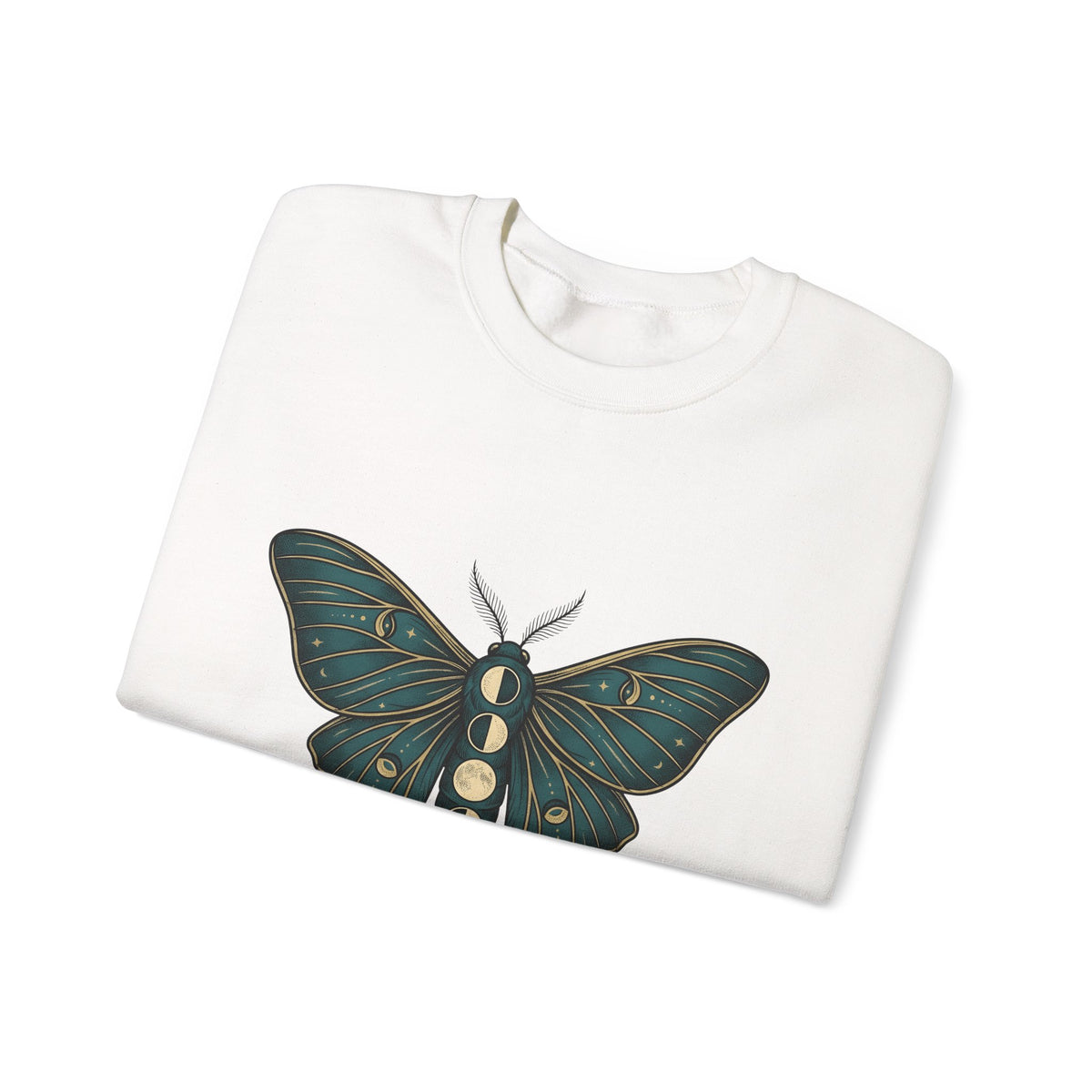 Luna Butterfly Sweatshirt Boho Chic Astrology Gift Women Mystical Sweatshirt Butterfly Sweatshirt Bohemian Enthusiast Magical Sweatshirt Zodiac Graphic Retro