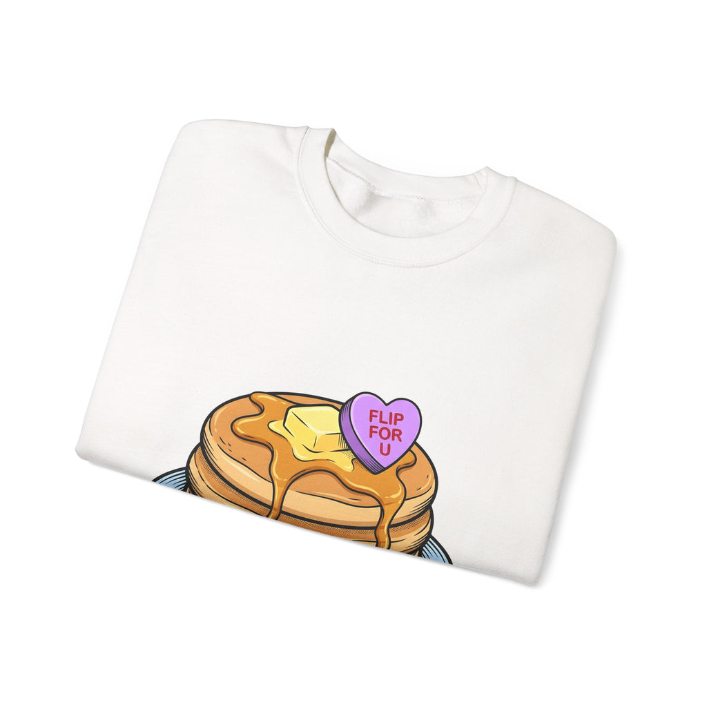 Pancakes Pile Sweatshirt Desserts Brunch Gift Women Comic Sweatshirt Pancake Stack Sweatshirt Sweets Fan Cartoon Sweatshirt Breakfast Graphic Design Graphic