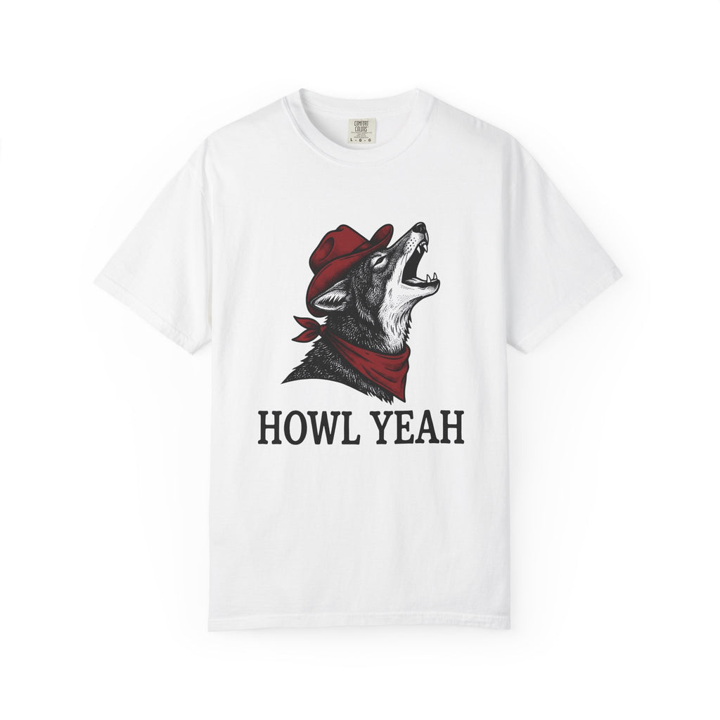Cowboy Wolf T-Shirt Cowgirl Western Gift Women Vintage T-Shirt Werewolf T-Shirt Cowboy Fan Retro T-Shirt Rodeo Graphic Hand Drawn Bandana T-Shirt