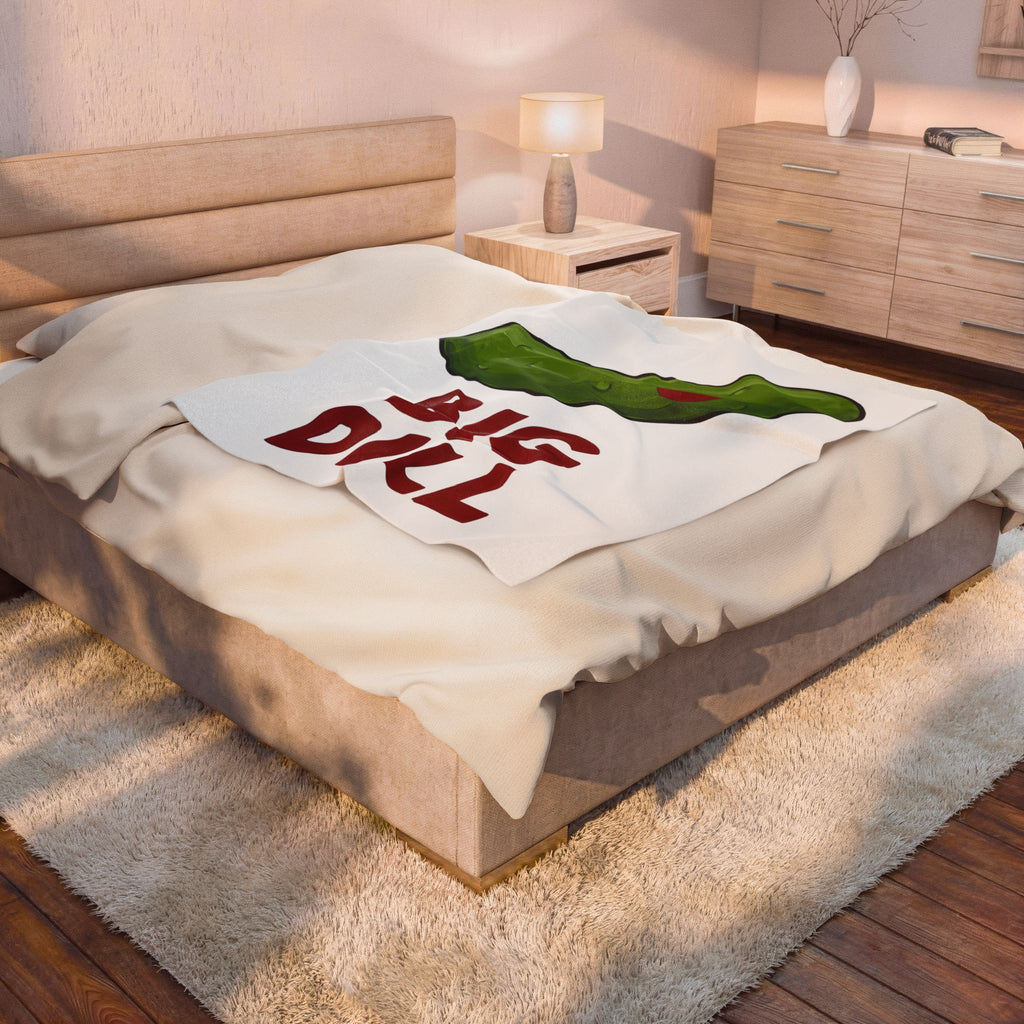 Pickle Illustration Blanket Funny Gastronomy Gift Women Doodle Blanket Dill Blanket Humor Fan Cartoon Blanket Food Graphic Outline Heart Shape
