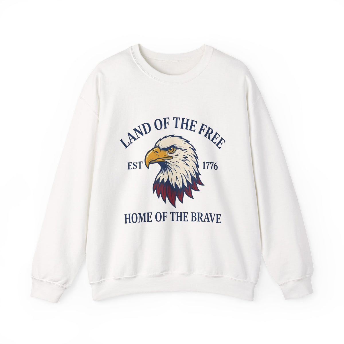 Bald Eagle Sweatshirt America Patriotism Gift Women Line Art Sweatshirt Eagle Sweatshirt American Enthusiast Illustration Graphic Cartoon Patriotic Graphic