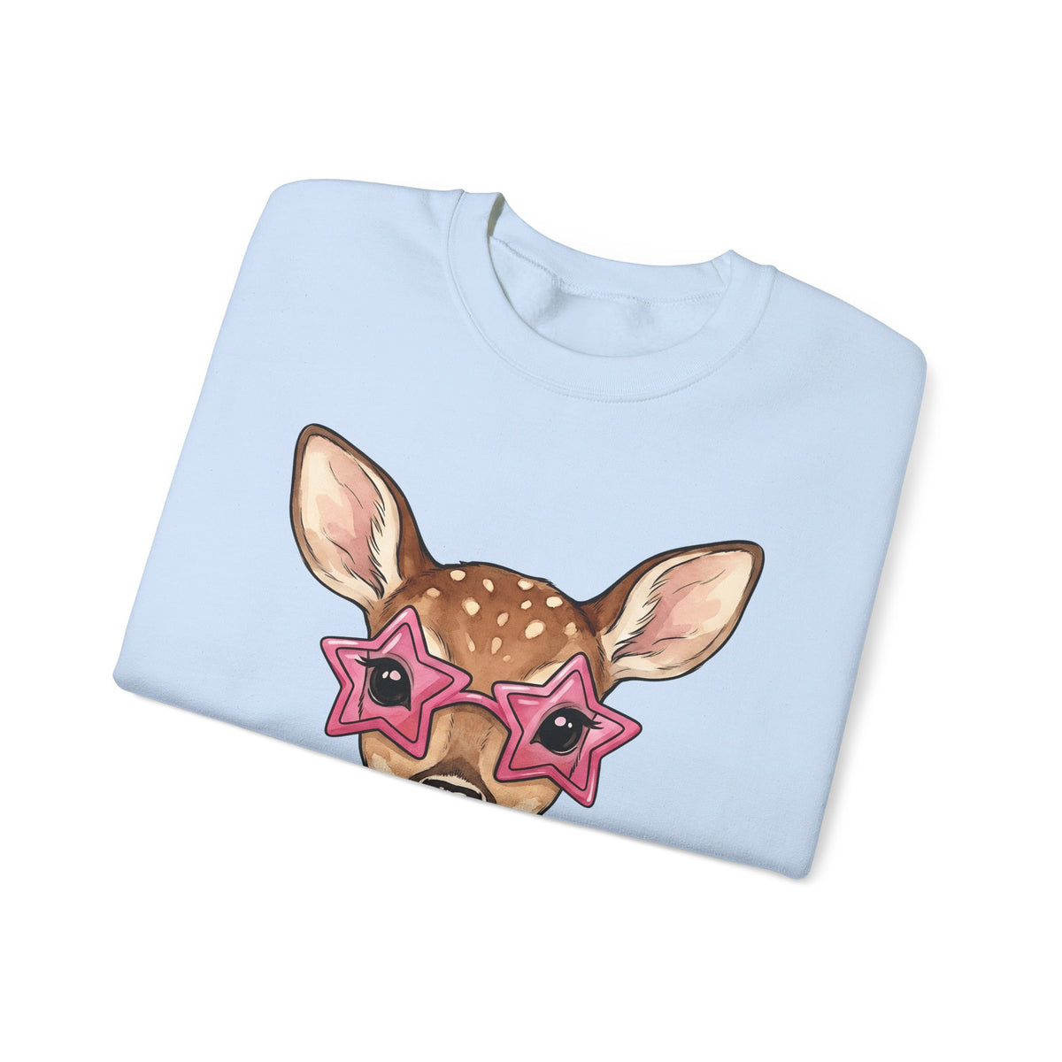 Buck Sweatshirt Moms Creature Gift Women Ink Sweatshirt Deer Sweatshirt Mother Fan Tattoo Sweatshirt Beast Graphic Fantasy Petals Sweatshirt