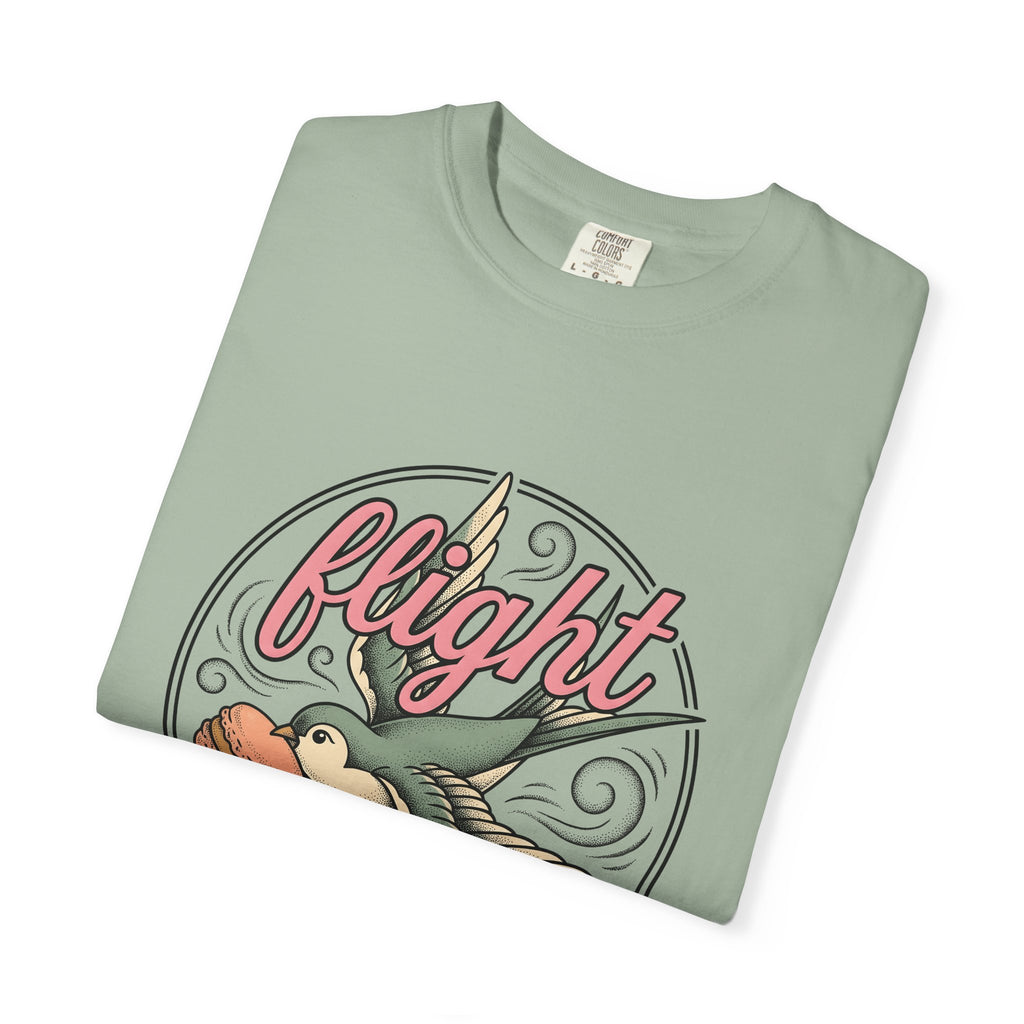 Cute Bird Confection T-Shirt Desserts Sweets Gift Women Old School T-Shirt Pastry T-Shirt Treat Fan Vintage T-Shirt Candy Graphic Line Art Twists