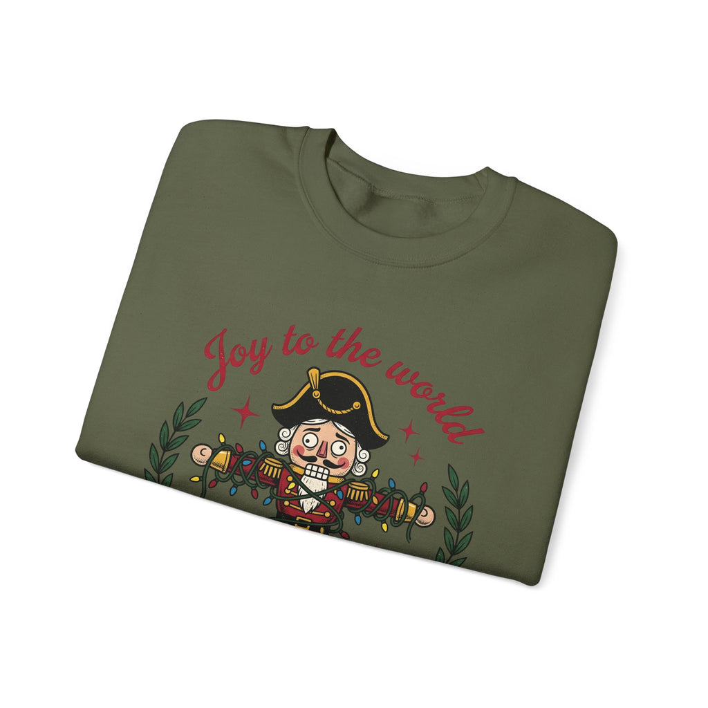 Nutcracker Illustration Sweatshirt Christmas Comedy Gift Women Caricature Sweatshirt Christmas Soldier Sweatshirt Xmas Fan Cartoon Sweatshirt Humor Graphic