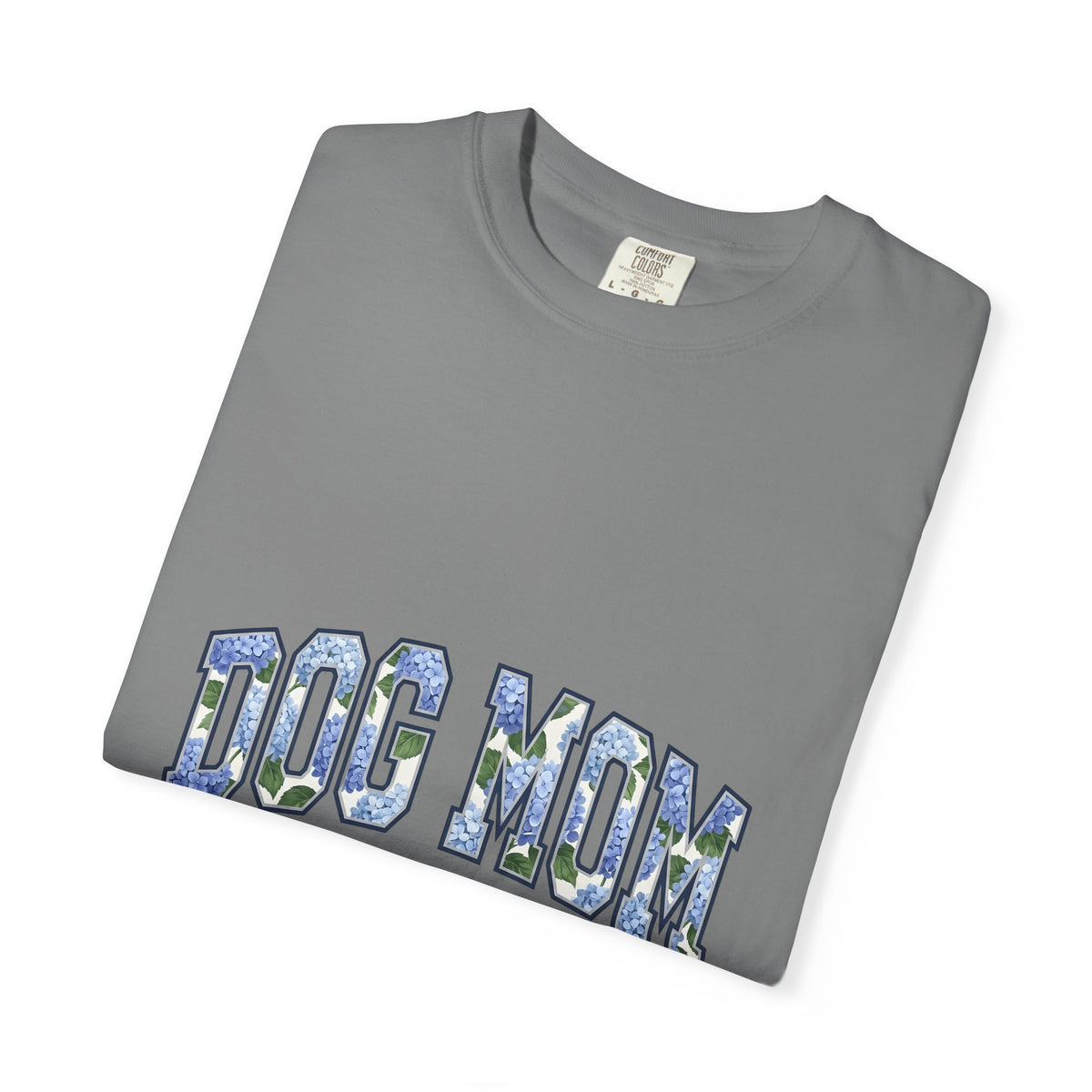Blossom Varsity Font T-Shirt Dog Mom Puppy Gift Women Heavy T-Shirt Flower T-Shirt Dog Mom Fan Bold T-Shirt Puppy Graphic Rustic Bloom T-Shirt