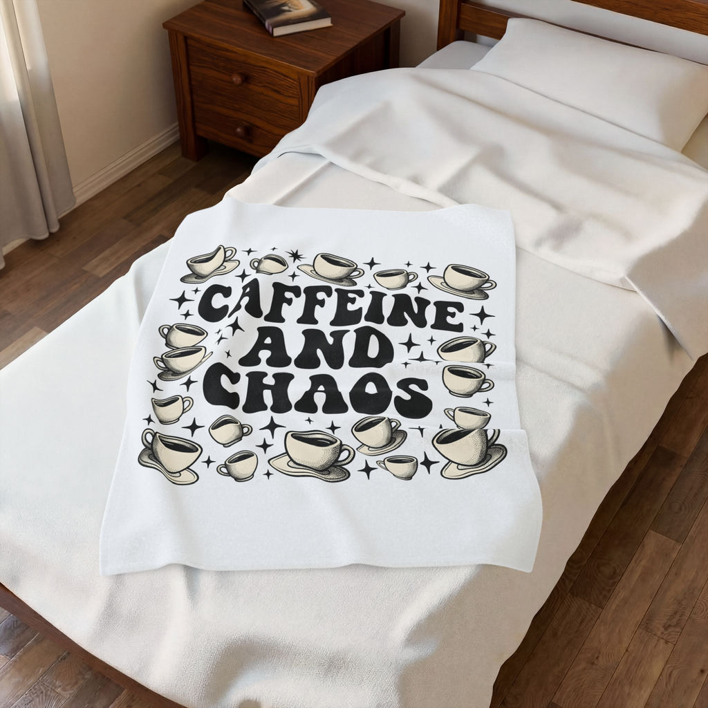 Coffee Cups Blanket Mom Coffee Gift Women Bold Blanket Blanket Blanket Mother Fan Coffee Blanket Graphic Retro Stars Blanket