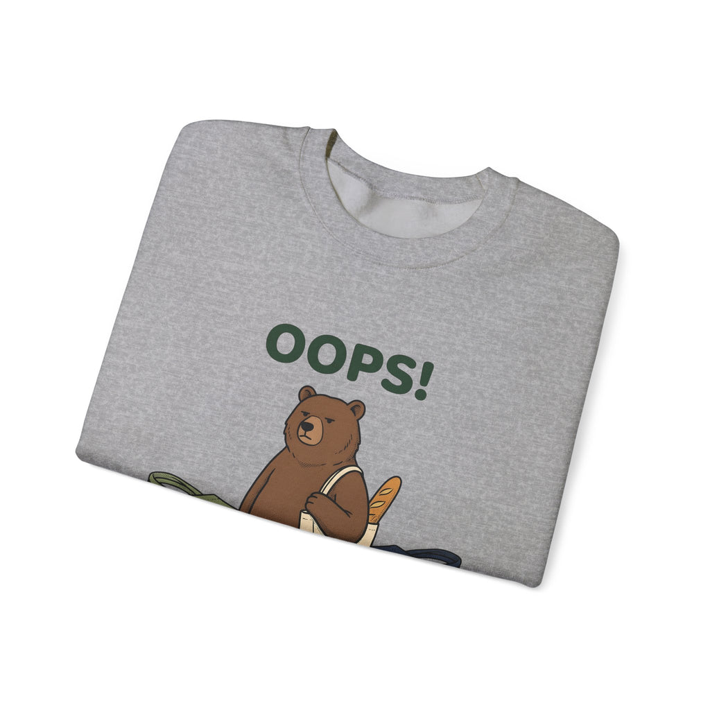 Bear Canvas Sweatshirt Sweatshirt Funny Critter Gift Women Doodle Sweatshirt Sweatshirt Sweatshirt Humor Fan Cartoon Sweatshirt Animal Graphic Sketch Baked Bread Sweatshirt