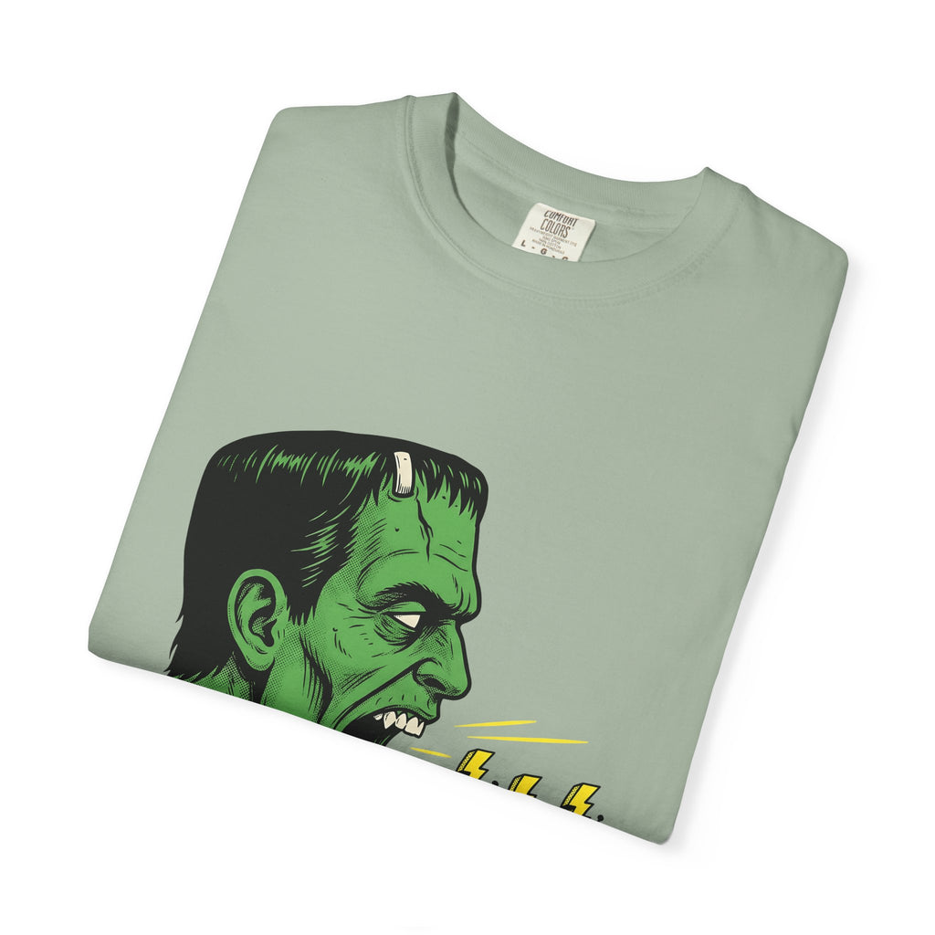 Frankenstein Creature Halloween Scary Gift Cartoon Monster Horror Fan Creepy Frightening T-Shirt