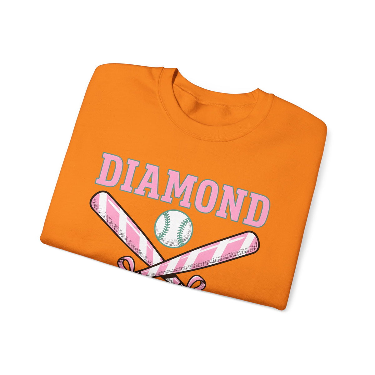 Crossed Baseball Bats Sweatshirt Softball Group Gift Women Vector Sweatshirt Baseball Bat Sweatshirt Softball Fan Digital Graphic Sweatshirt Vintage Ribbon