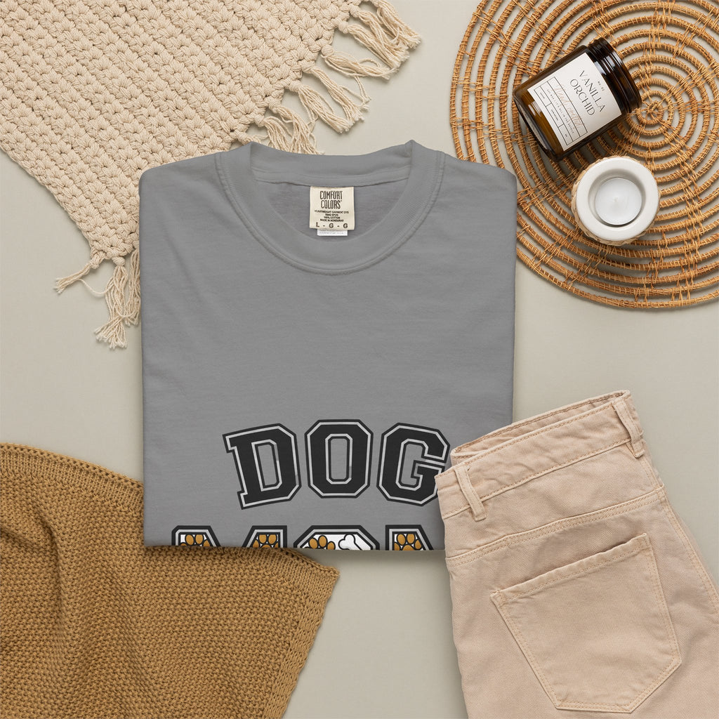 Dog Mom Illustration T-Shirt Dog Mom Dog Mom Companions Gift Women Eye-Catching T-Shirt Puppy T-Shirt Dog Mom Fan Canine Graphic Pet Design