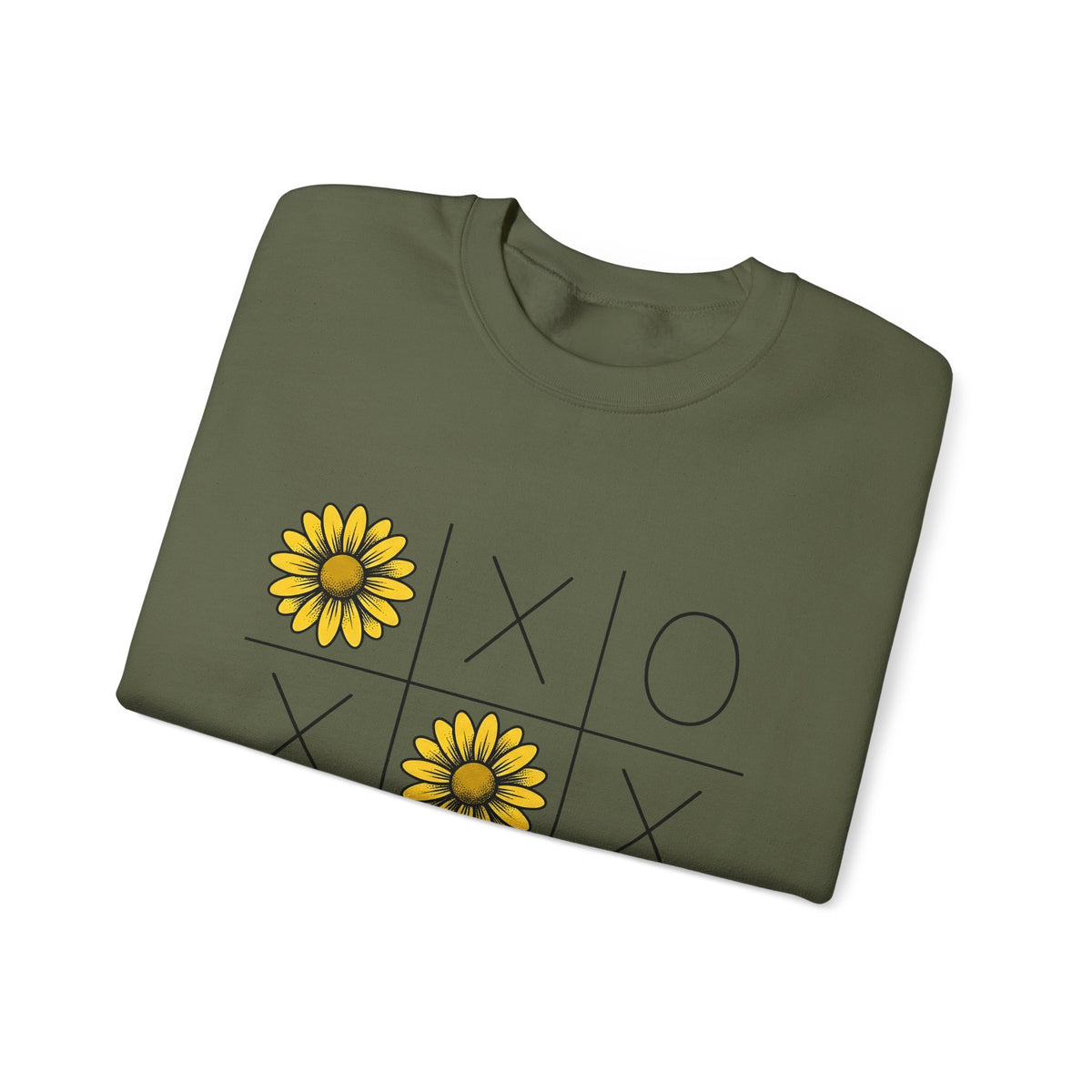 Sunflower Game Sweatshirt St. Valentine's Day Bouquet Gift Women Cartoon Sweatshirt Sunflower Sweatshirt Valentine Fan Comic Sweatshirt Floral Graphic Modern