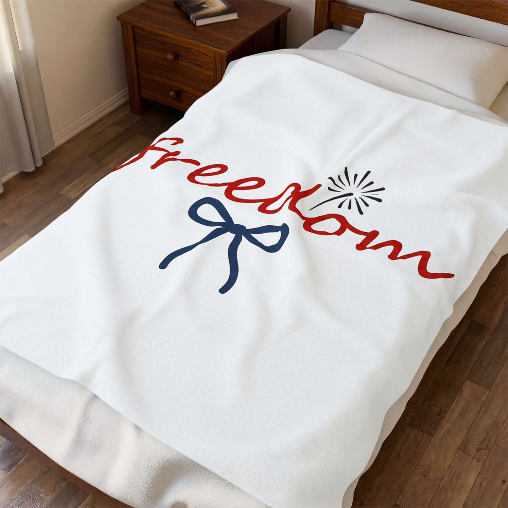 Firework Bow America 4Th Of July Festival Gift Retro Fireworks Patriot Fan Vintage Carnival Blanket